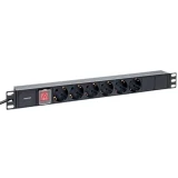 Блок розеток EKF TRC-HPD-LS-16A-6SH-2MSH