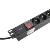 Блок розеток EKF TRC-HPD-LS-16A-6SH-2MSH