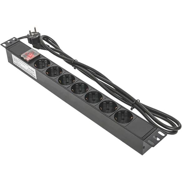 Блок розеток EKF TRC-HPD-LS-16A-7SH-2MSH