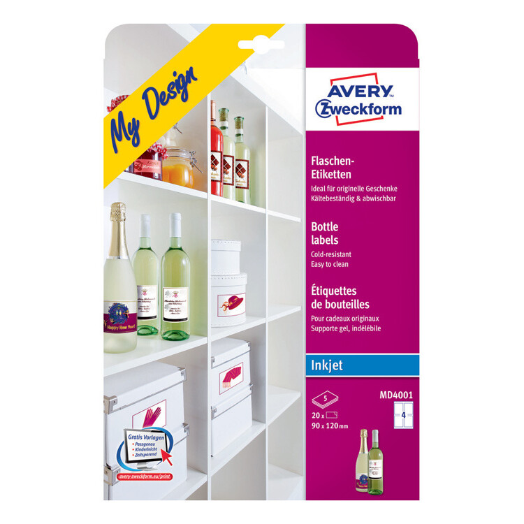 Этикетки Avery Zweckform MD4001