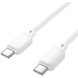 Кабель USB Type-C - USB Type-C, 1м, HOCO X113 White (6942007646215)