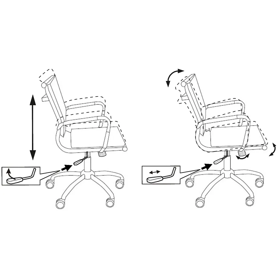 Офисное кресло Бюрократ CH-993-LOW Light Brown - CH-993-LOW/CAMEL - фото 5