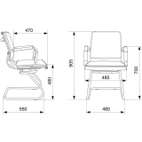 Офисное кресло Бюрократ CH-993-LOW-V Brown (CH-993-LOW-V/BROWN)
