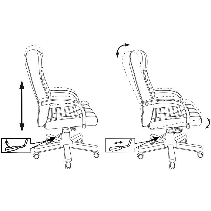 Офисное кресло Бюрократ KB-10WALNUT Black - KB-10/WALNUT - фото 5