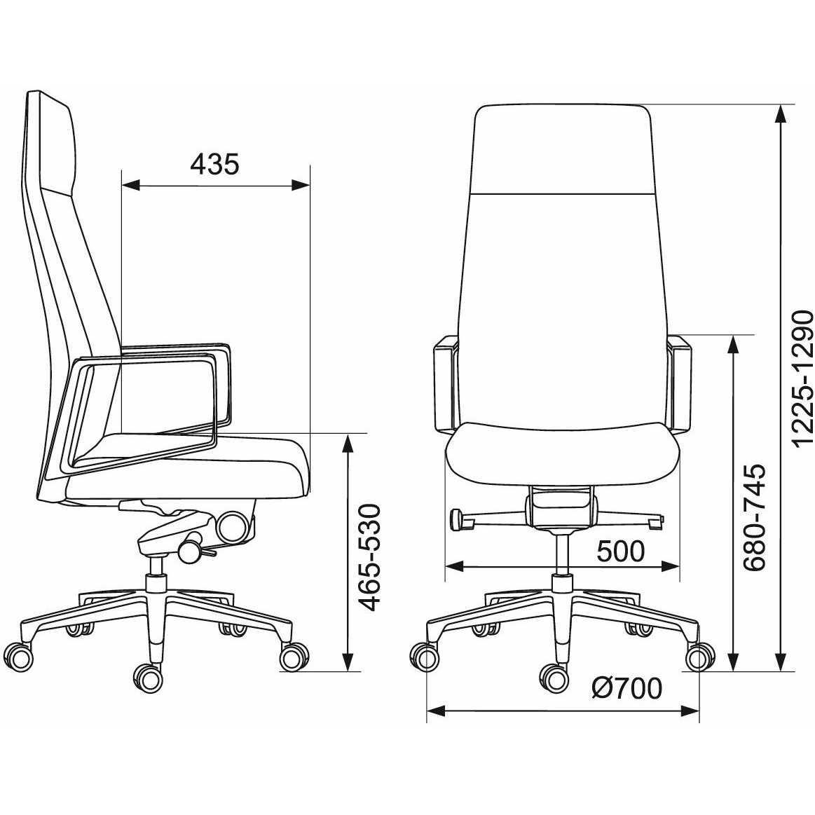 Офисное кресло Бюрократ JONS Black - _JONS/BLACK - фото 6
