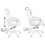Офисное кресло Бюрократ T-800N Black (T-800N/BLACK)
