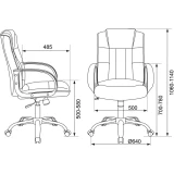 Офисное кресло Бюрократ T-800N Black (T-800N/BLACK)