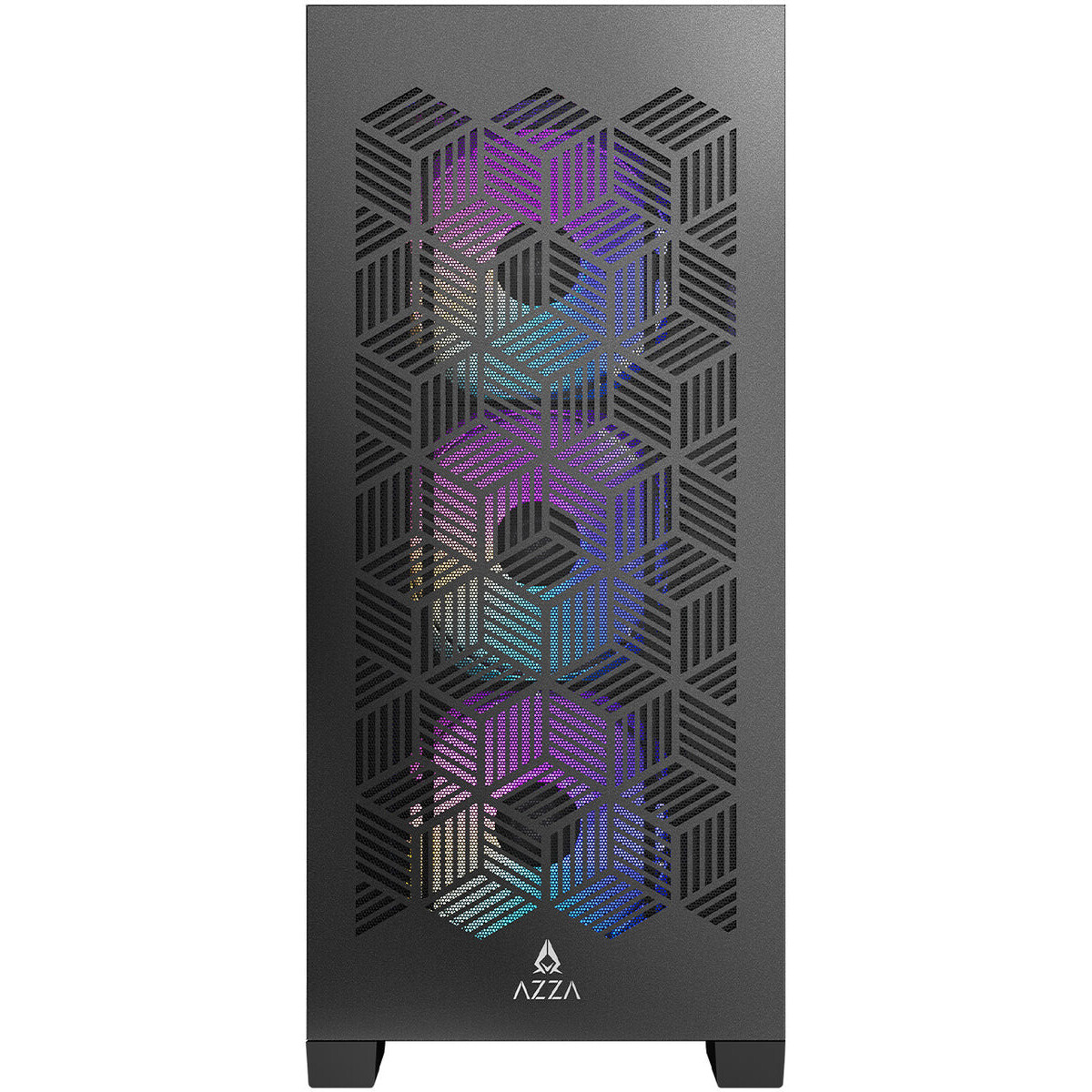 Корпус AZZA Aerohex Black - CSAZ-203A03 - фото 2