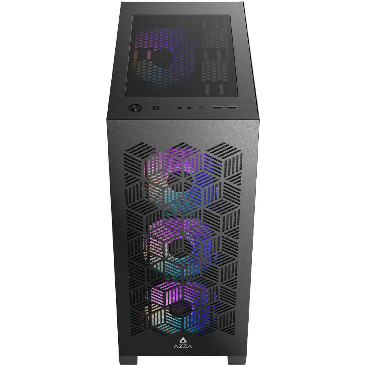 Корпус AZZA Aerohex Black - CSAZ-203A03 - фото 3