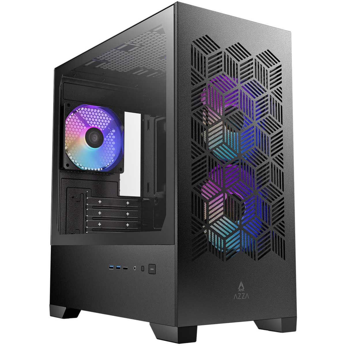 Корпус AZZA Aerohex-M Black