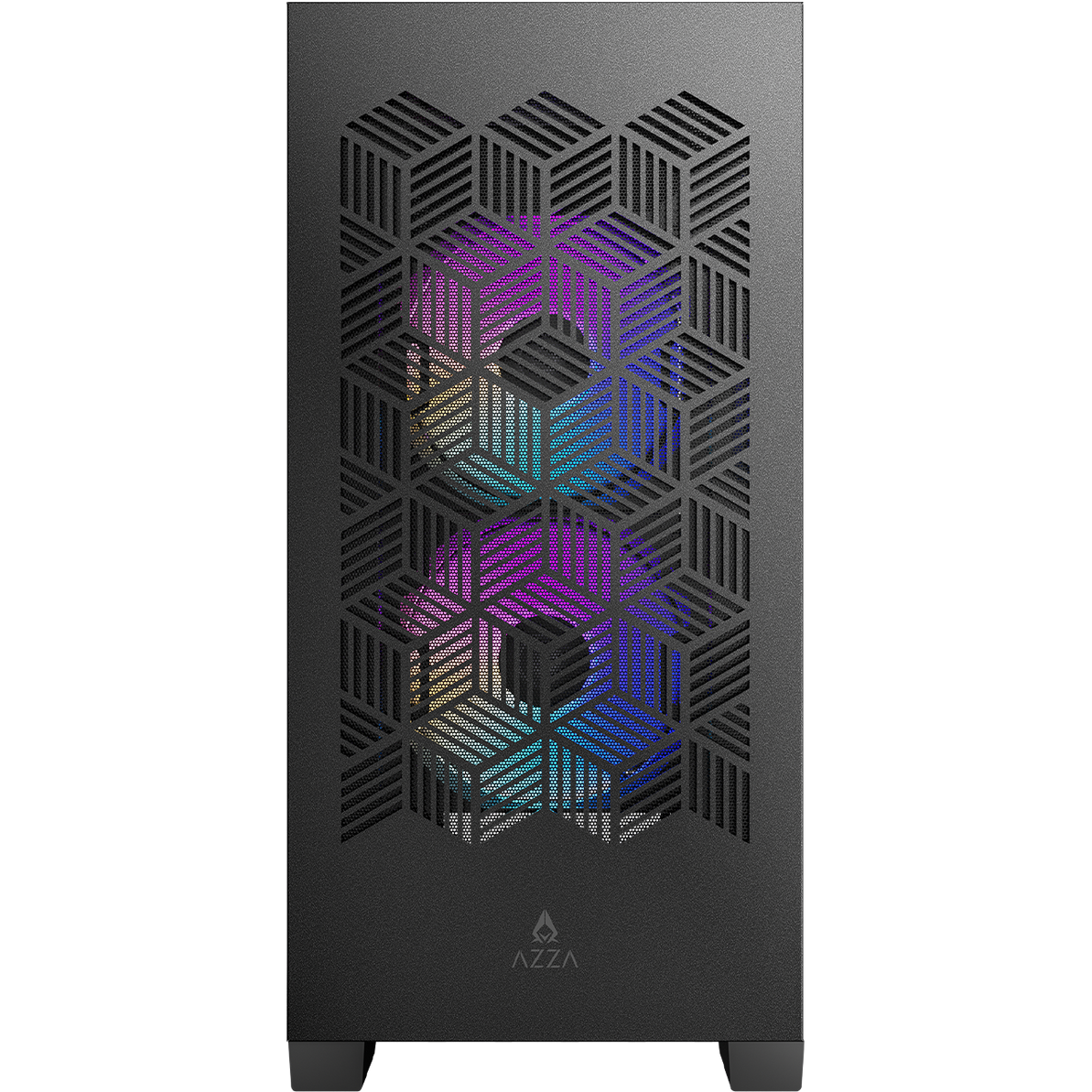 Корпус AZZA Aerohex-M Black - CSAZ-203A03M - фото 2