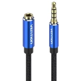 Кабель удлинительный 3.5 Jack (M) - 3.5 Jack (F), 1м, Vention BHCLF