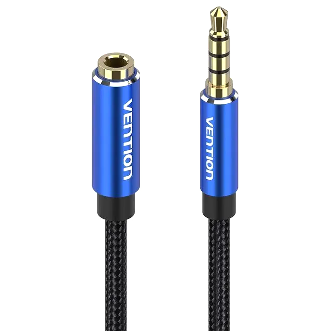 Кабель удлинительный 3.5 Jack (M) - 3.5 Jack (F), 1м, Vention BHCLF