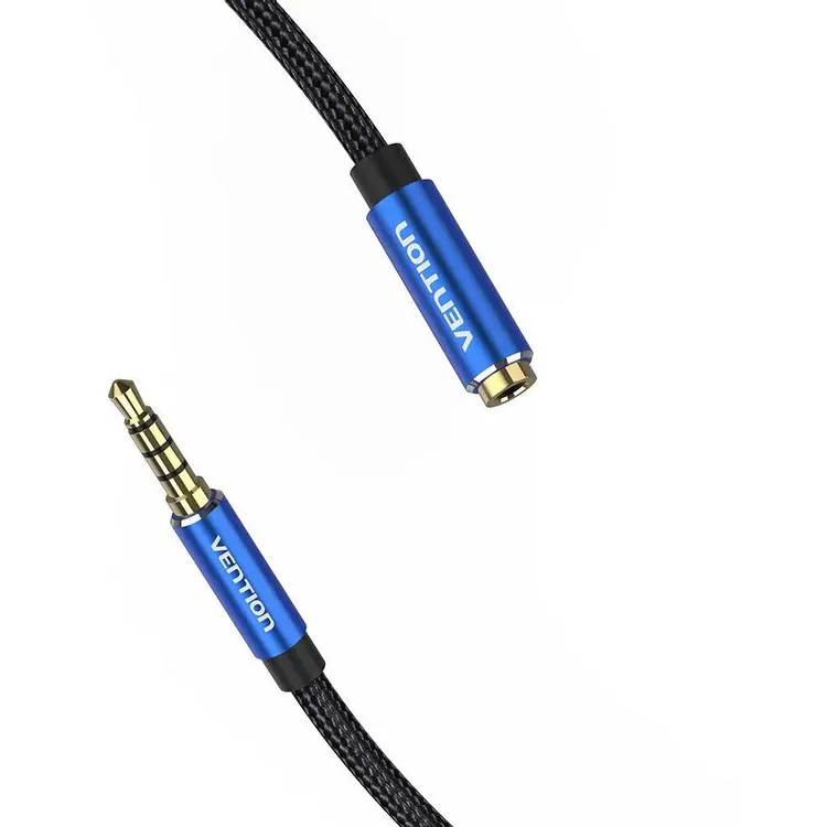 Кабель удлинительный 3.5 Jack (M) - 3.5 Jack (F), 1м, Vention BHCLF - фото 4