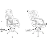 Офисное кресло Бюрократ T-898SL Black (T-898SL/BLACK)
