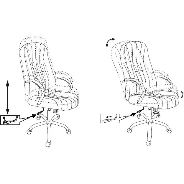 Офисное кресло Бюрократ T-898SL Black - T-898SL/BLACK - фото 5