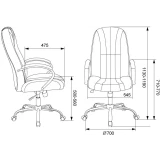 Офисное кресло Бюрократ T-898SL Black (T-898SL/BLACK)