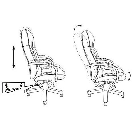 Офисное кресло Бюрократ T-9908 Black - T-9908/WALNUT - фото 5