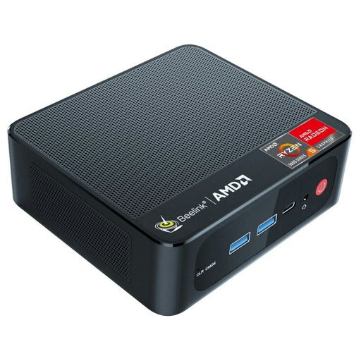 Мини ПК Beelink SER5 Black (5500U/16GB/500GB/NoOS) - SER5/5500U/16GB/500GB/NoOS