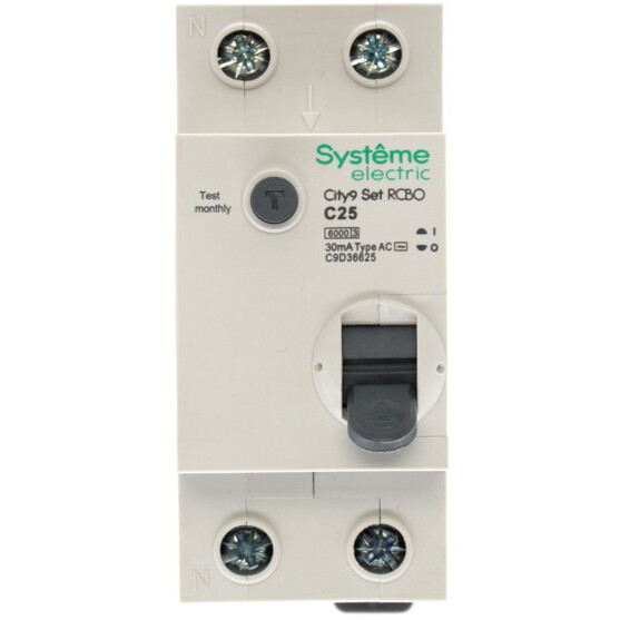 Автоматический выключатель дифференциального тока Schneider Electric City9 Set C9D36625 - фото 2