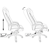 Офисное кресло Бюрократ T-9922N Black (T-9922N/BLACK-PU)