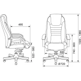 Офисное кресло Бюрократ T-9923WALNUT Black (T-9923WALNUT/BLACK)
