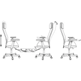 Офисное кресло Бюрократ T-995 Black (T-995/BLACK)