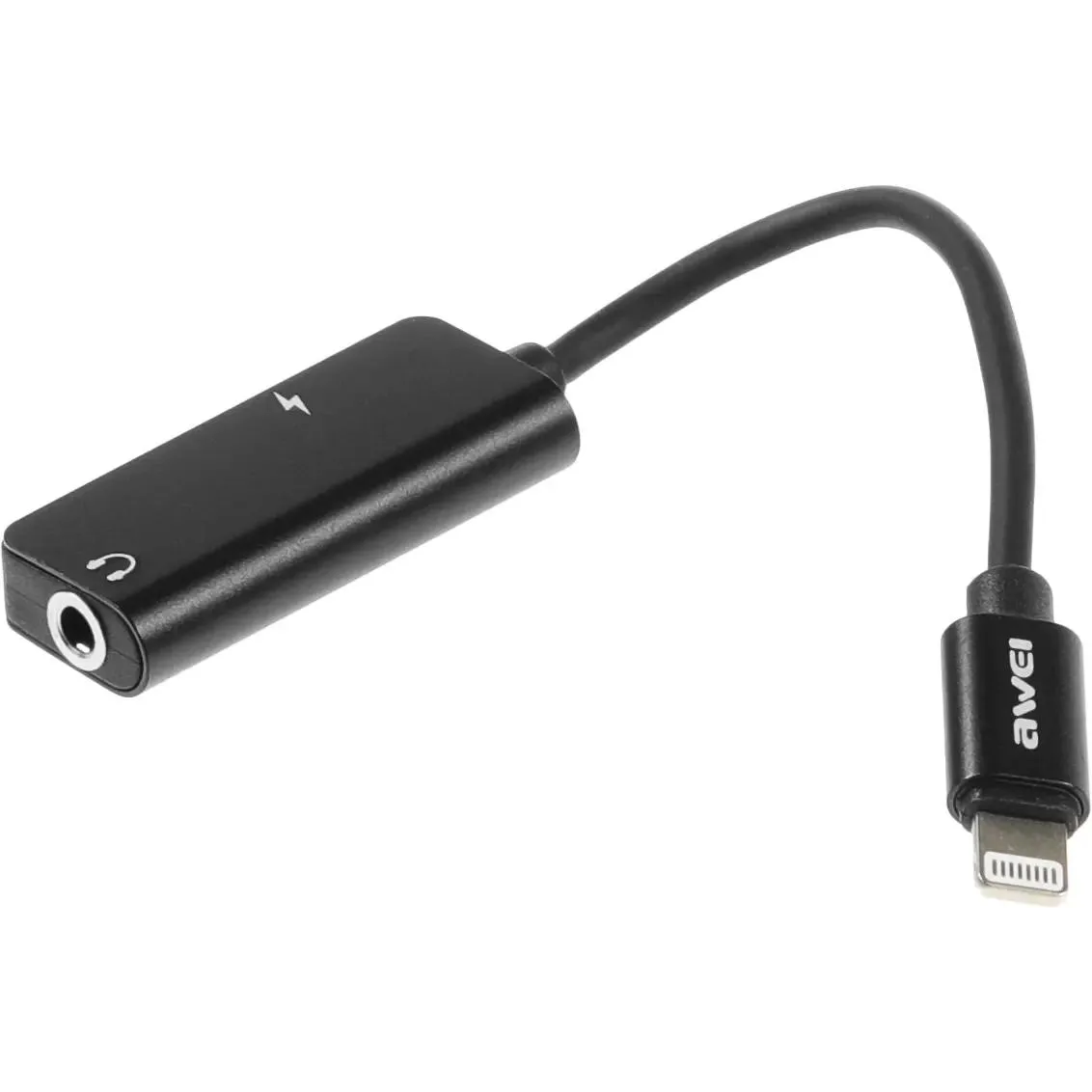 Переходник Lightning - 3.5 Jack/USB Type-C, 0.1м, Premier AWEI (CL-121) - фото 2