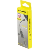 Переходник Lightning - 3.5 Jack/USB Type-C, 0.1м, Premier AWEI (CL-121)