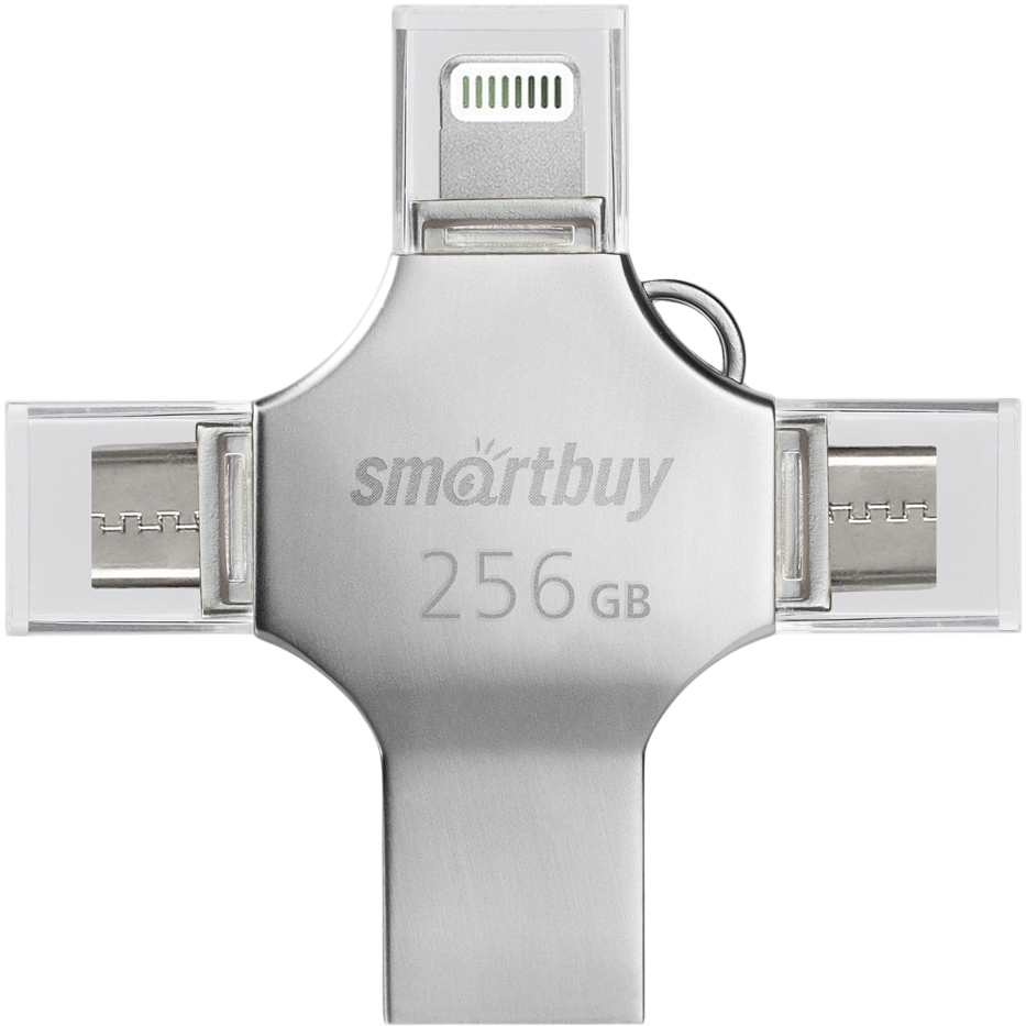USB Flash накопитель 256GB SmartBuy MC15 Metal Quad (SB256GBMC15) - фото 2