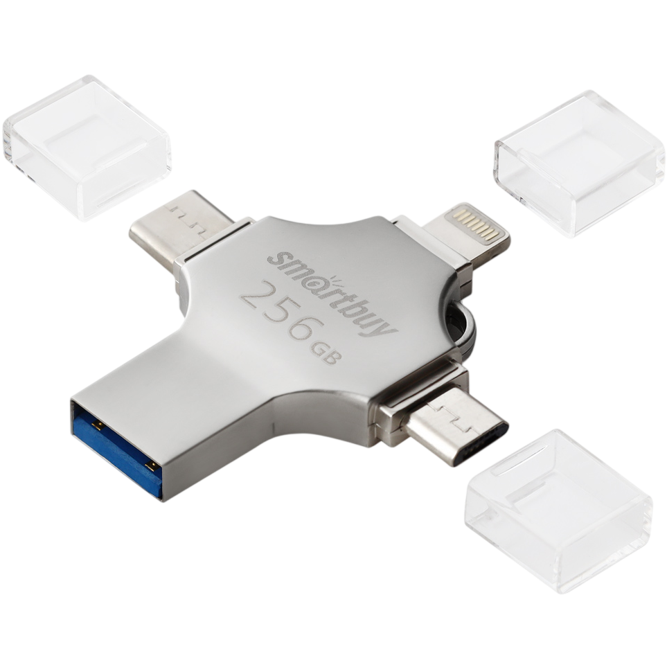 USB Flash накопитель 256GB SmartBuy MC15 Metal Quad (SB256GBMC15) - фото 3