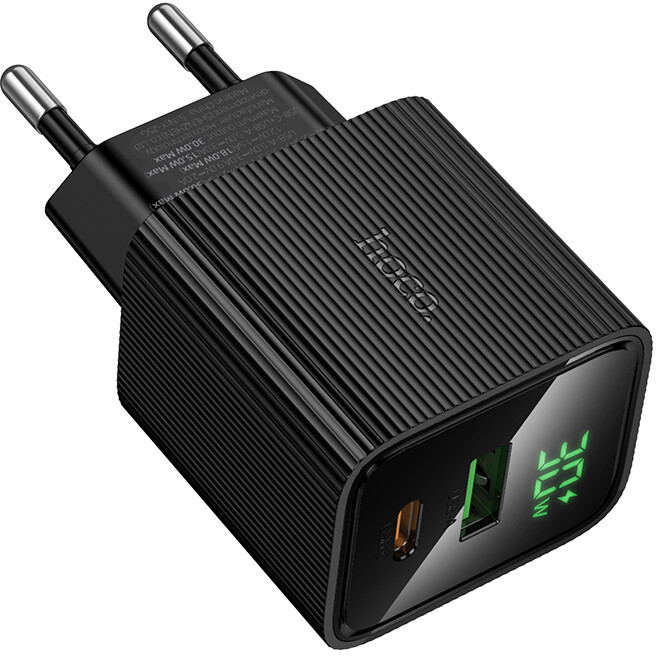 Сетевое зарядное устройство HOCO CS84A Excellent Black - 6942007664554 - фото 4