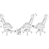 Офисное кресло Бюрократ T-9922WALNUT Black (T-9922WALNUT/BLACK)