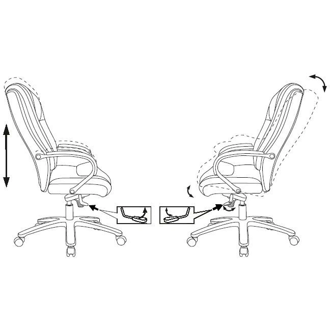 Офисное кресло Бюрократ T-9925SL Grey - T-9925SL/HOLLAND-18 - фото 11