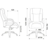 Офисное кресло Бюрократ T-9925SL Grey (T-9925SL/HOLLAND-18)