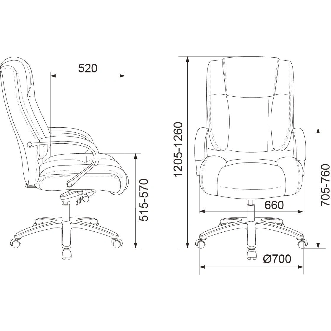 Офисное кресло Бюрократ T-9925SL Grey - T-9925SL/HOLLAND-18 - фото 12