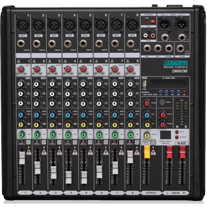 Аудиомикшер DSPPA DMX08