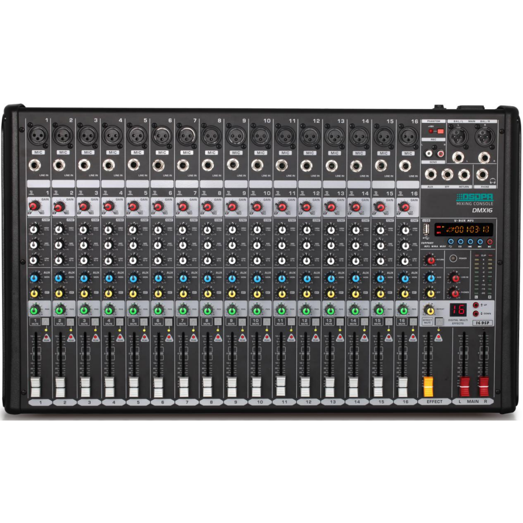 Аудиомикшер DSPPA DMX16