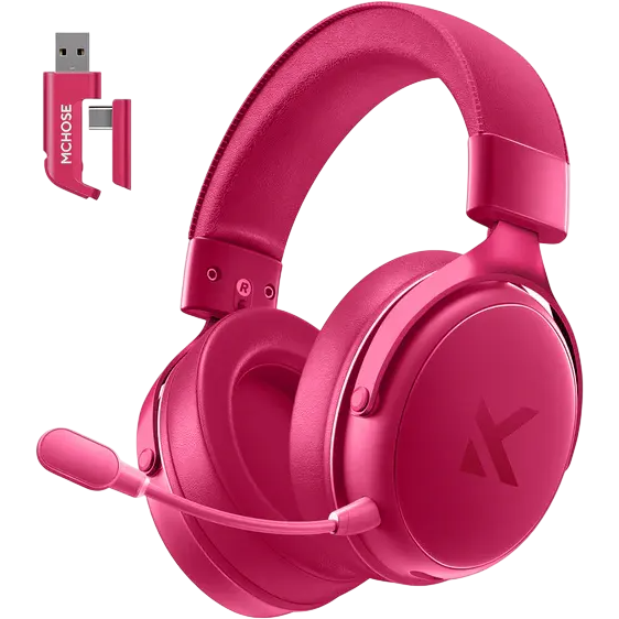 Гарнитура MCHOSE V9 Pro Rose Red - HW-V9-6 - фото 2