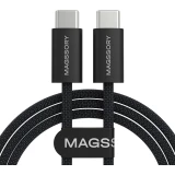 Кабель USB Type-C - USB Type-C, 1.5м, Magssory CBL002 Black