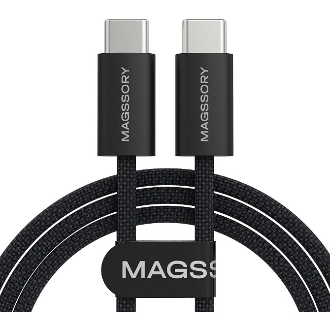 Кабель USB Type-C - USB Type-C, 1.5м, Magssory CBL002 Black