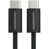 Кабель USB Type-C - USB Type-C, 1.5м, Magssory CBL002 Black