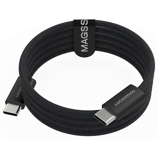 Кабель USB Type-C - USB Type-C, 1.5м, Magssory CBL002 Black - фото 4