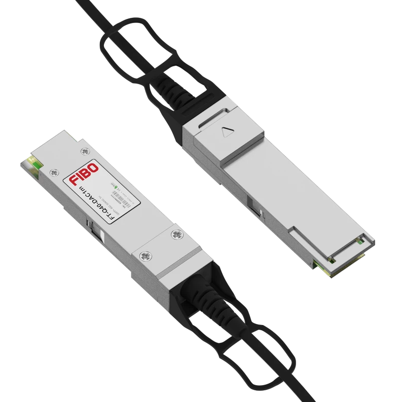 Кабель QSFP+ FIBO-TELECOM FT-Q40-DAC1m, 1м