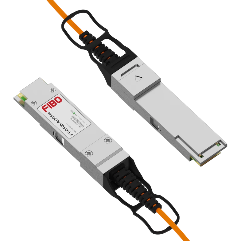 Кабель QSFP28 FIBO-TELECOM FT-Q100-AOC1m, 1м