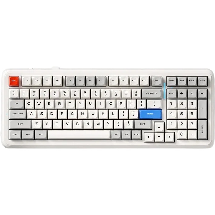 Клавиатура MCHOSE K99 V2 Wireless Retro White - MC-K99V2-11