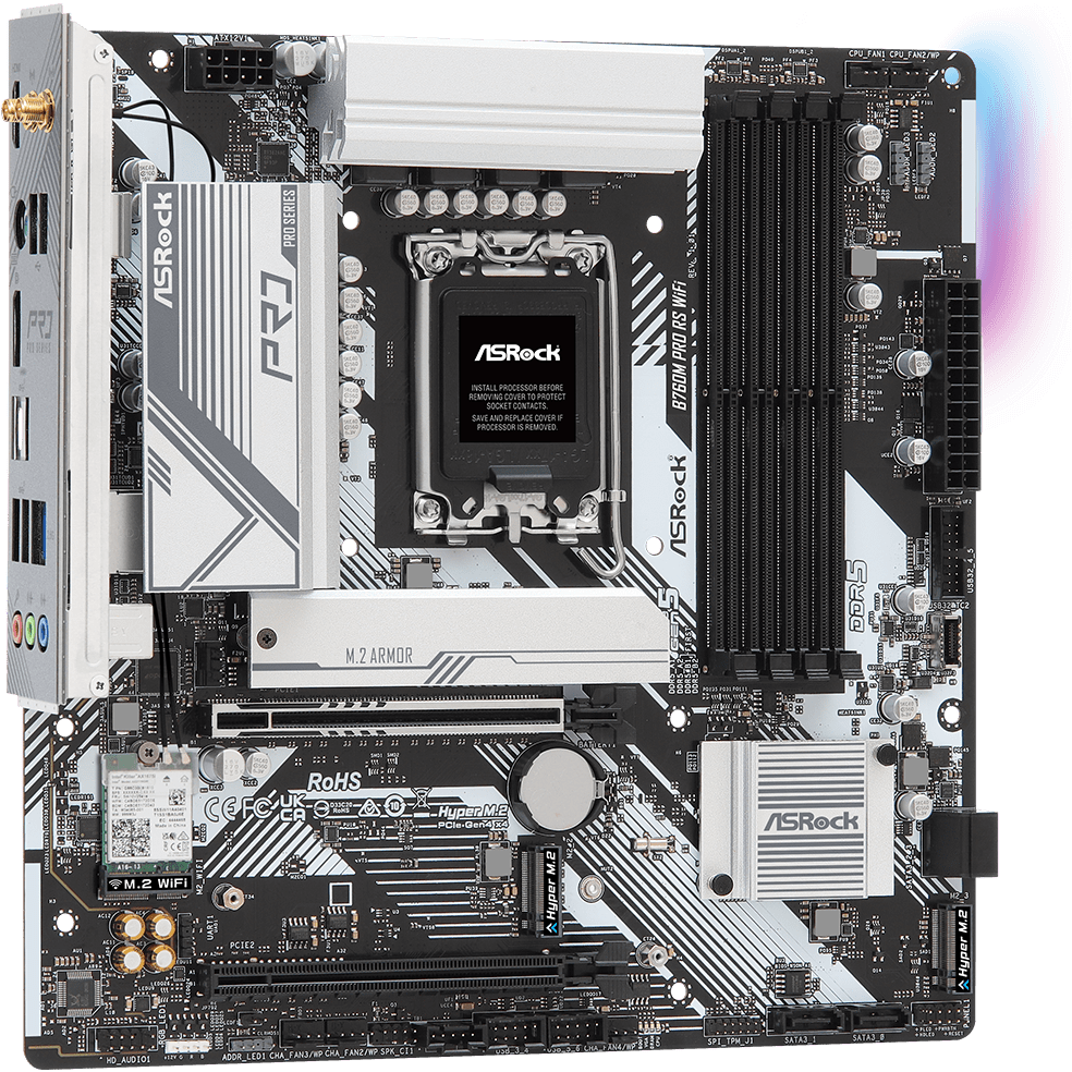 Материнская плата ASRock B760M Pro RS WiFi - фото 3