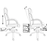 Офисное кресло Бюрократ T-8010SL Ivory (T-8010SL/IVORY)