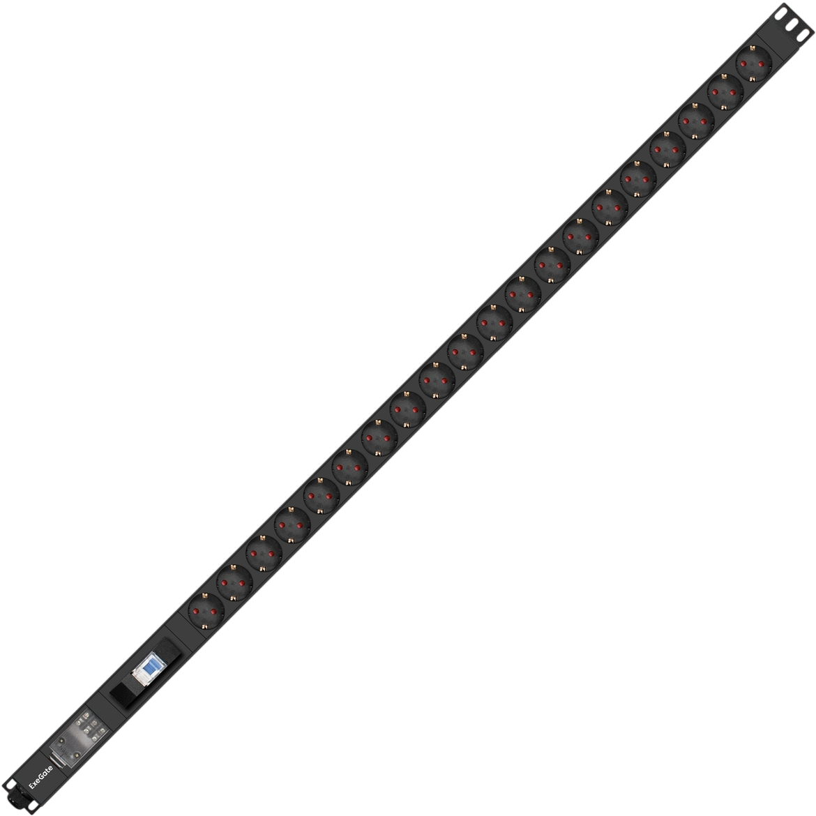 Блок розеток ExeGate PDU-V201 Al-20S-T-1P - EX300288RUS - фото 2
