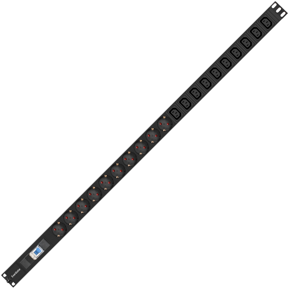 Блок розеток ExeGate PDU-V213 Al-10C1310S-EU2-1P - EX300291RUS - фото 2